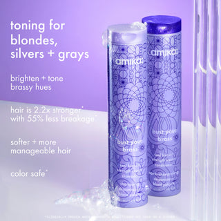 amika Bust Your Brass Cool Blonde Strength Repair Conditioner