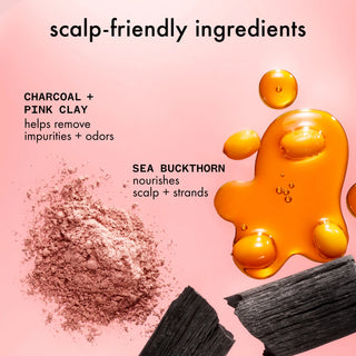 amika Reset Pink Charcoal Scalp Cleansing Oil
