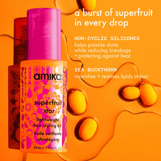amika Superfruit Star Lightweight Hair Styling Oil