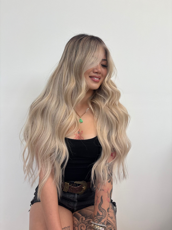 Cindy's Icy Blonde — after