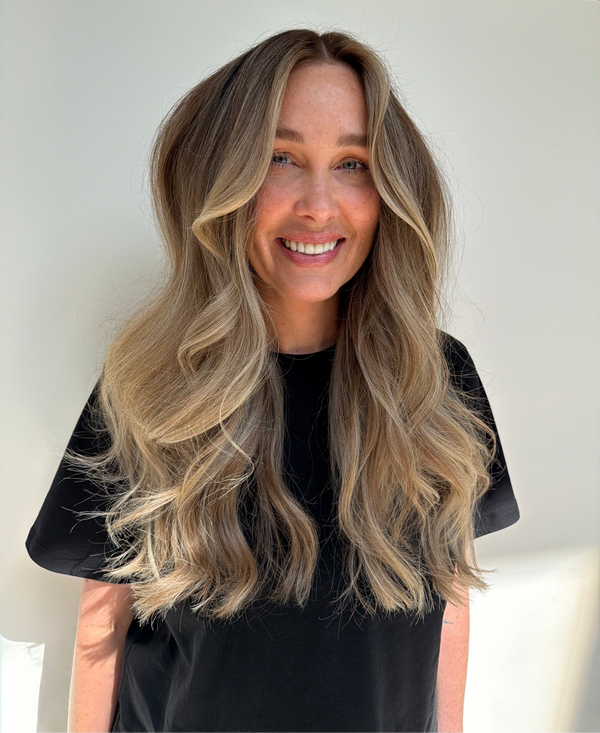 Nicky's Champagne Balayage — after